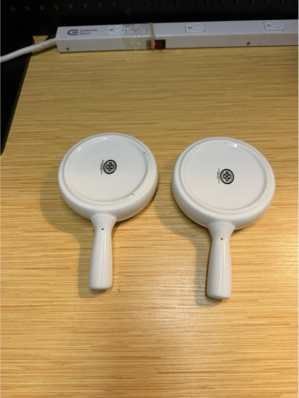 2 Le Cordon Bleu Porcelain Escargot Baking Dishes *